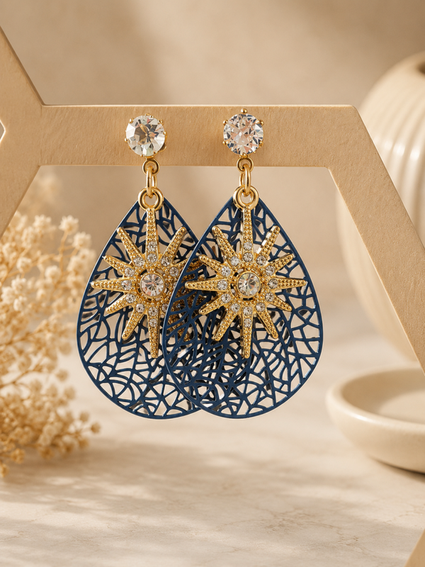 Midnight Sun Drop Earrings
