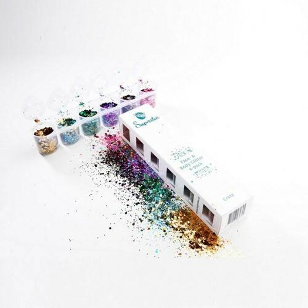 6-Pack Superstar Chunky Glitter Mix Crazy