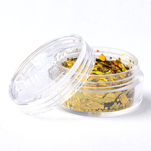 Superstar Chunky Glitter Mix Laser Gold
