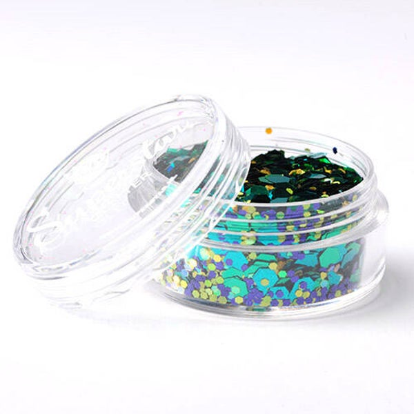 Superstar Chunky Glitter Mix Peacock