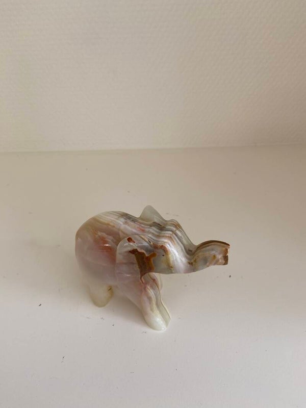 Vintage onyx olifantje
