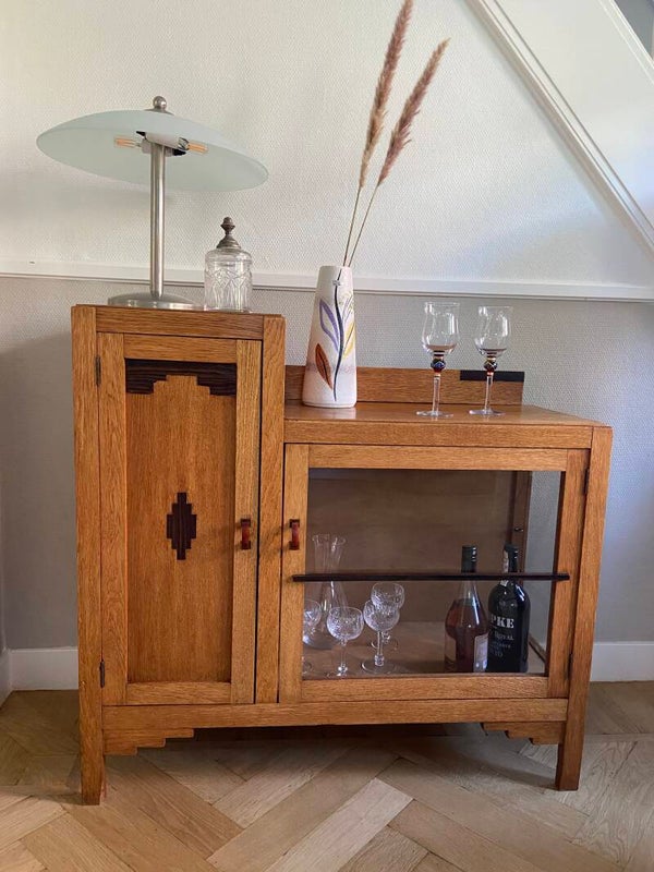 Art Deco vitrinekast/dressoir