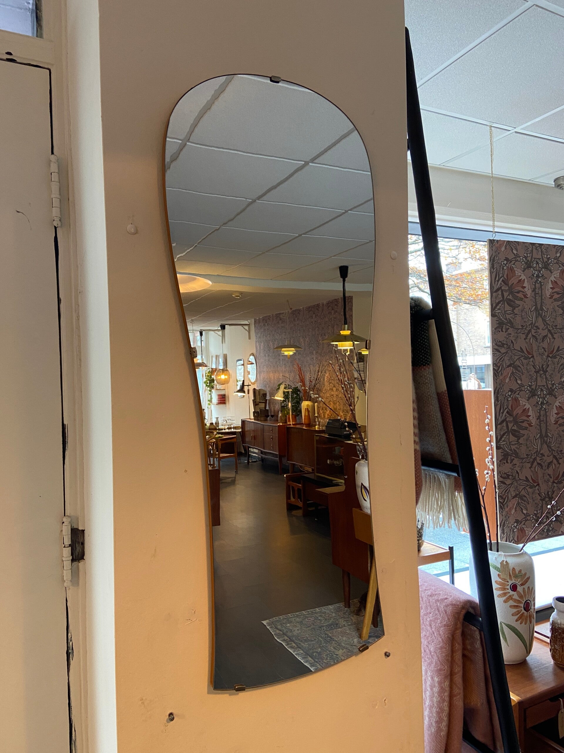 Vintage passpiegel zonder lijst