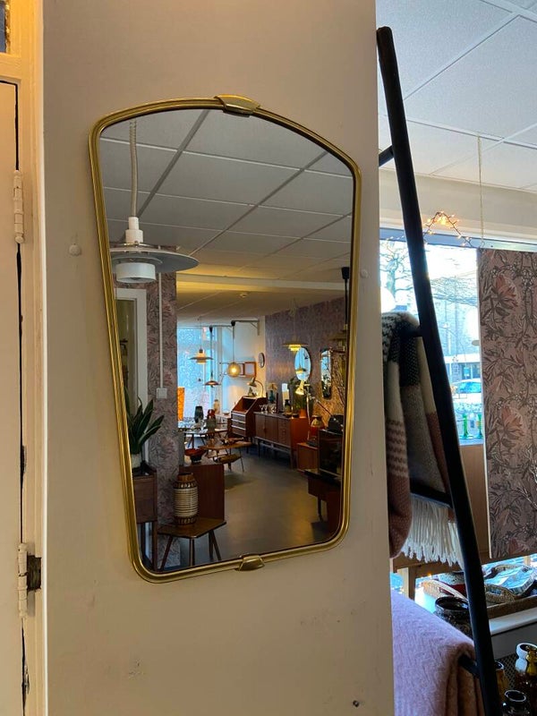 Messing jaren '50 spiegel