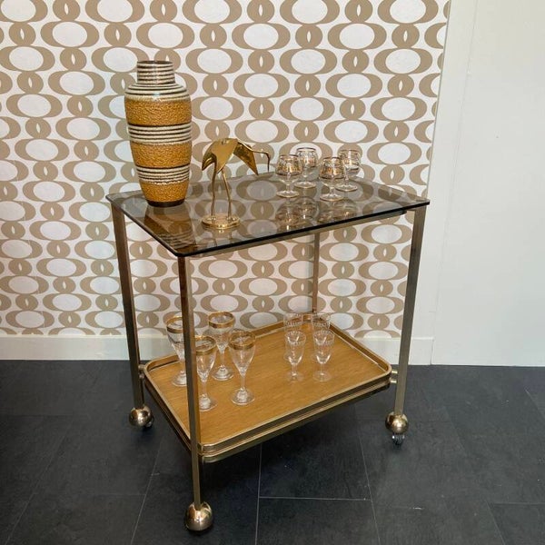 Italiaanse serveerwagen van Allegri, jaren '70