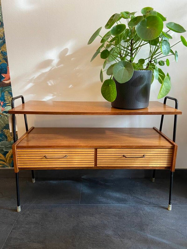 Vintage compact TV-/audiomeubel