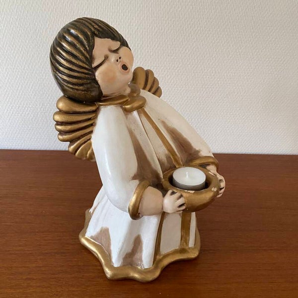 Vintage XL Bozner Thun Engel met kaarshouder