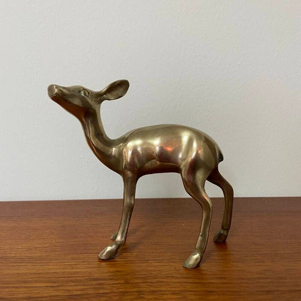 Vintage messing Bambi (hertje) klein