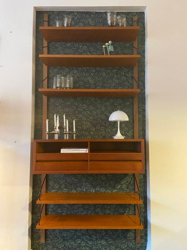 Vintage Deens wandsysteem van Poul Cadovius