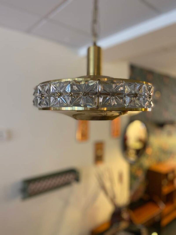 Vintage Deense hanglamp van Vitrika