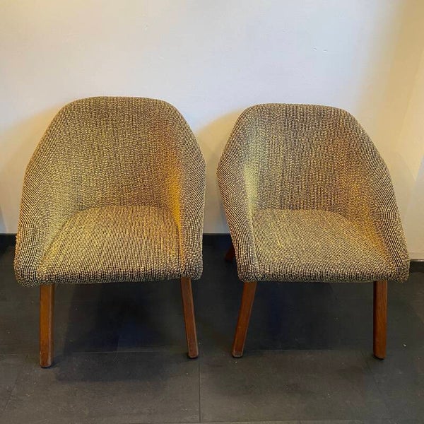 Set van 2 vintage cocktailstoelen