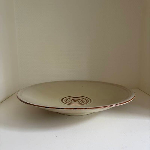 Schaal met spiraal decoratie, jaren '60/'70
