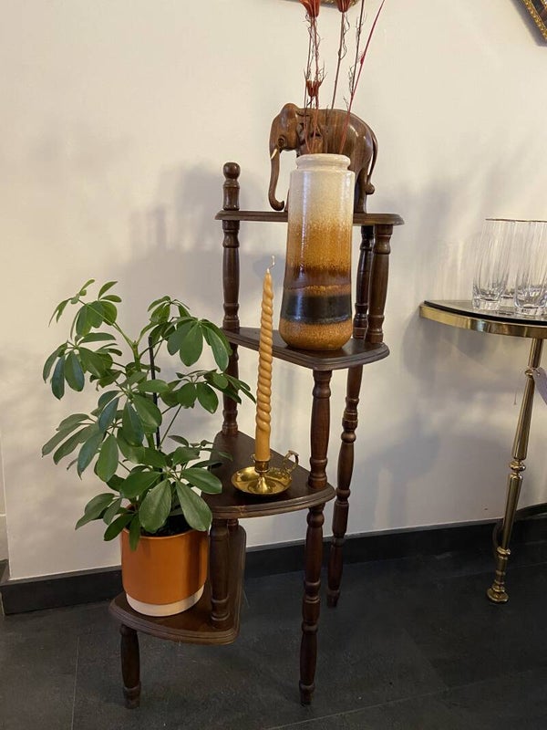 Vintage Franse planten/decoratietrap