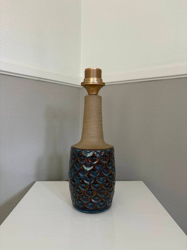 Soholm Stentoj lampvoet model 3001 in zand/blauw keramiek