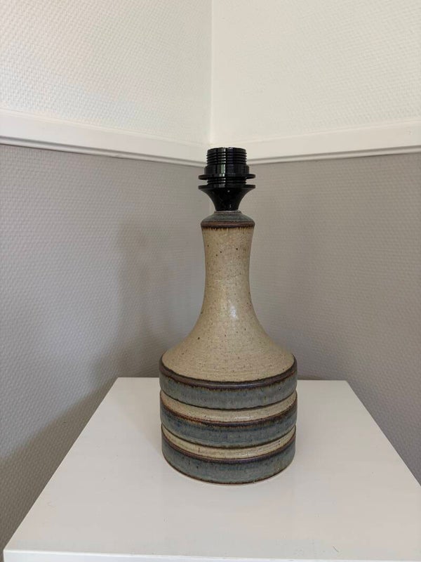 Axella lampvoet in grijs/blauw keramiek, jaren '70, Denemarken