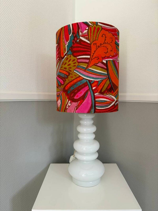 Retro lampenkap in retro multicolour print