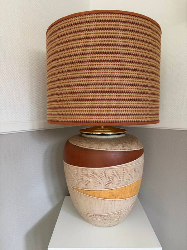 XL Lampvoet West Germany vaas met geometrische vormen