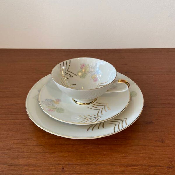 Vintage ontbijtset/sammeltas van Bavaria Z & Co Tirschenreuth
