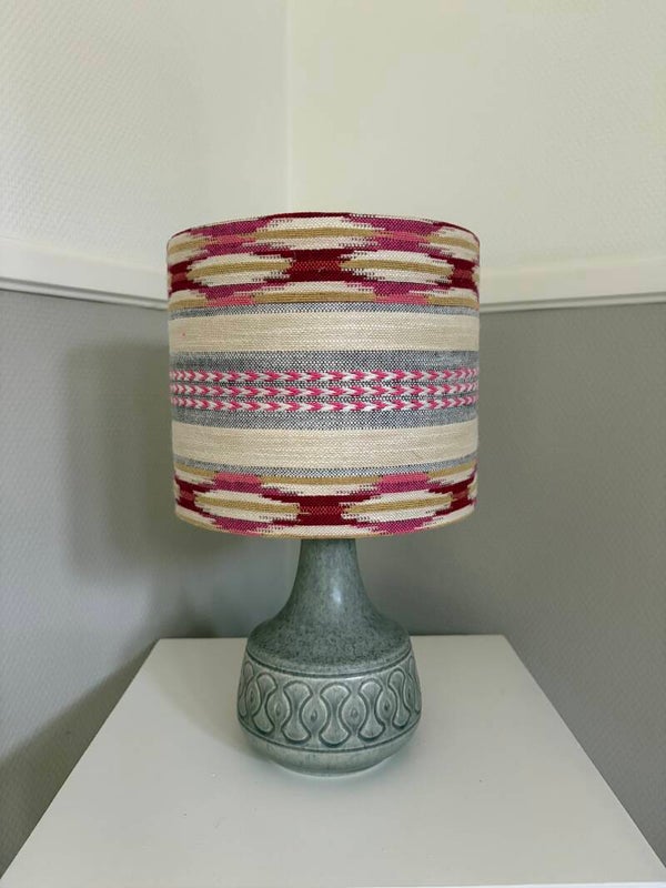 Lampenkap multicolor roze/bordeaux
