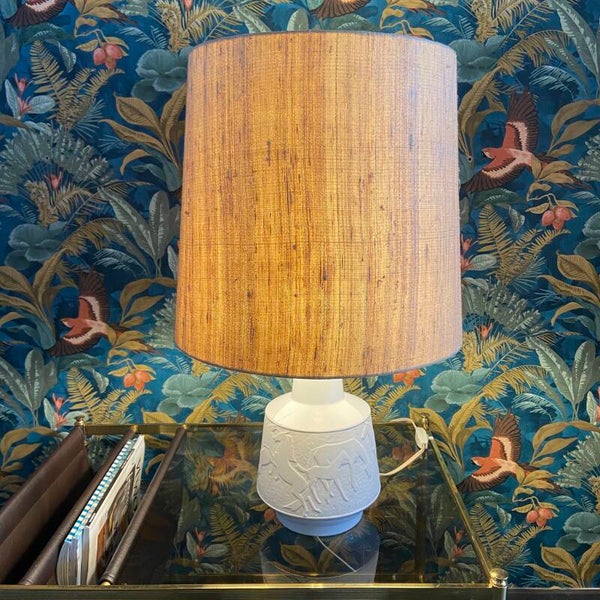 West Germany lamp met paardenfiguren