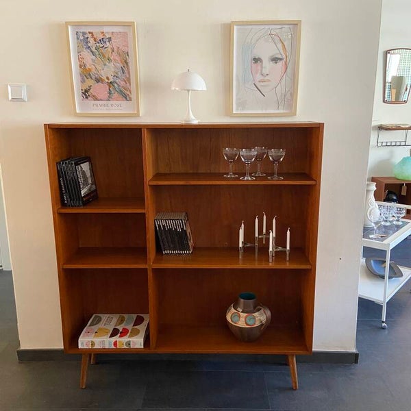 Vintage Deense Boekenkast