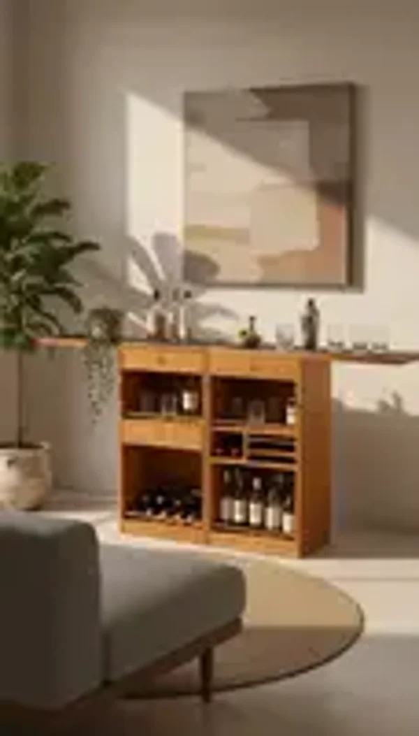Captain's bar/uitklapbare bar van Dyrlund