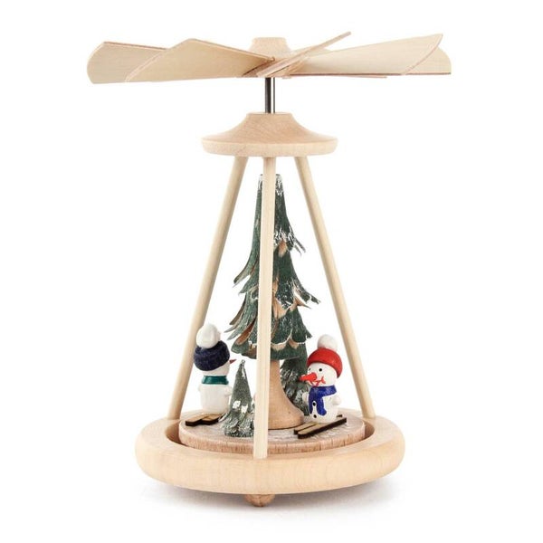 Warmtespel/minipyramide met sneeuwman uit het Ertsgebergte