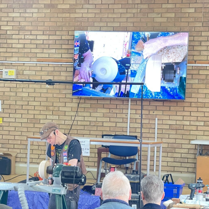 Members watching martin on the large TV Picture in Picture so they can see both angles together