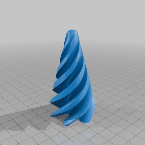 spiral cone fidget black and Blue