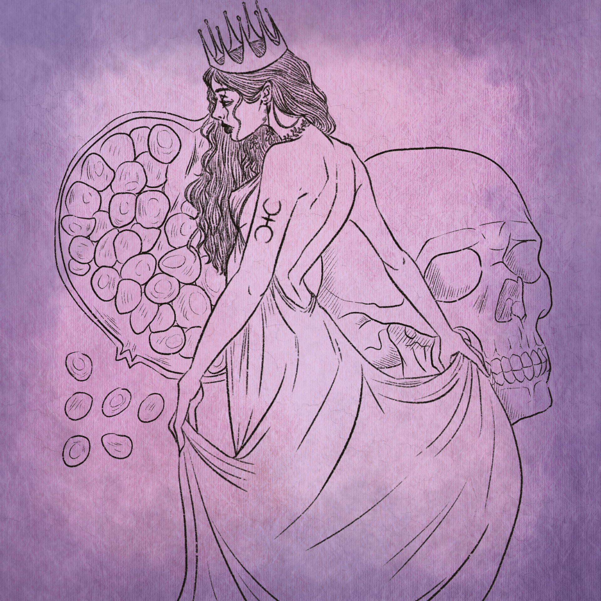 Persephone Illustration Encrage