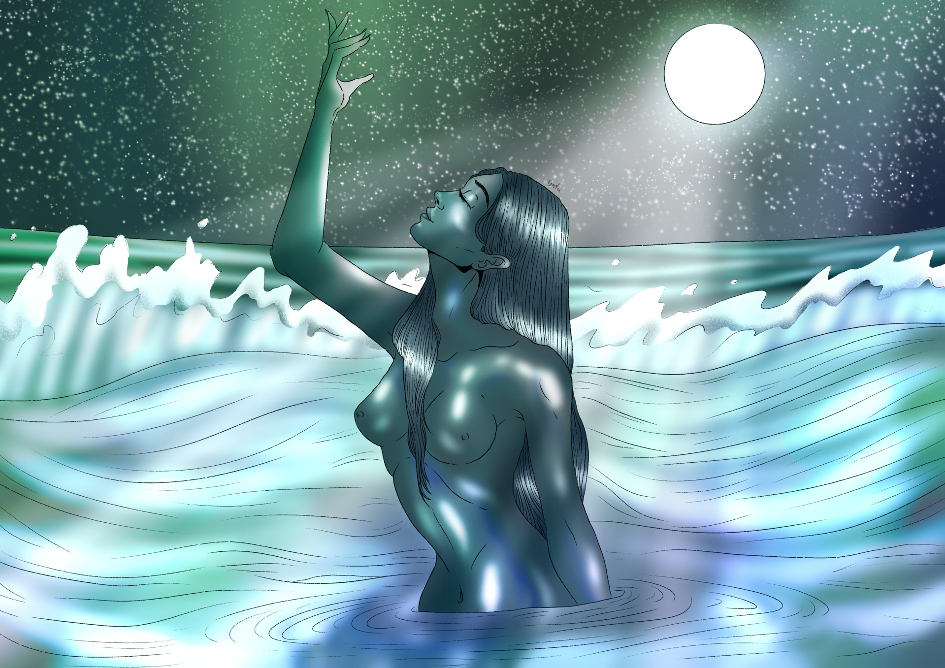 Illustration d'une divinité