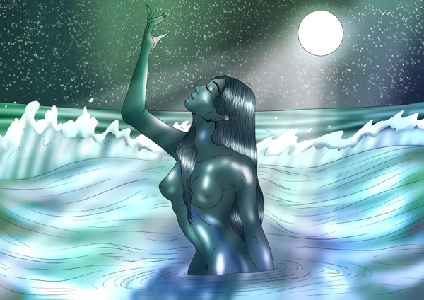 Illustration d'une divinité