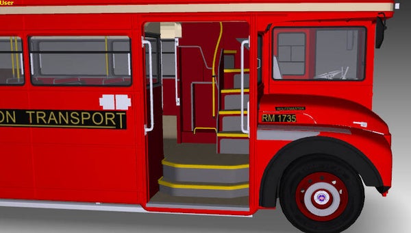 3D Model AEC Front Entranced Routemaster