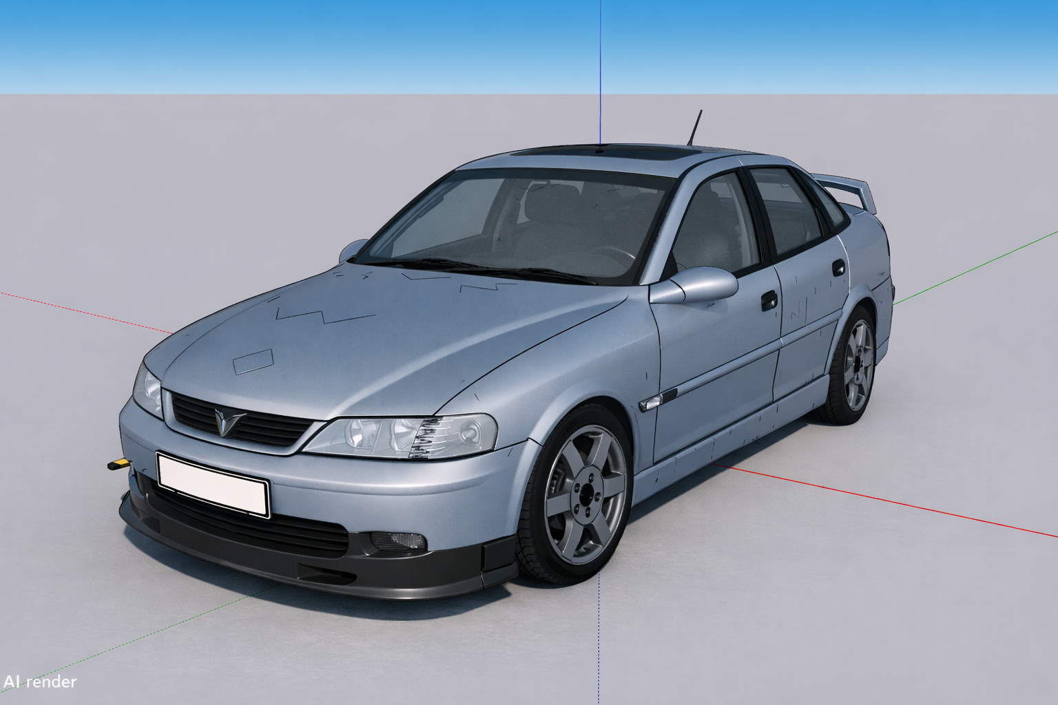 3D Model Vauxhall Vectra Saloon [2001]