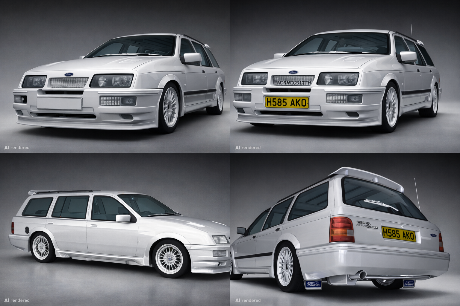 3D Model Ford Sierra Estate Cosworth [Editorial]-[DEV]