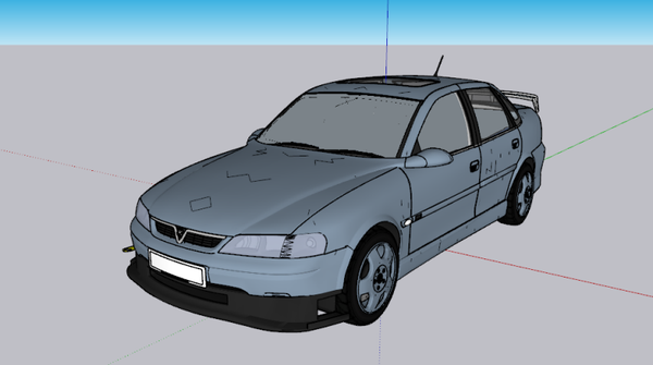 3D Model Vauxhall Vectra Saloon [2001]