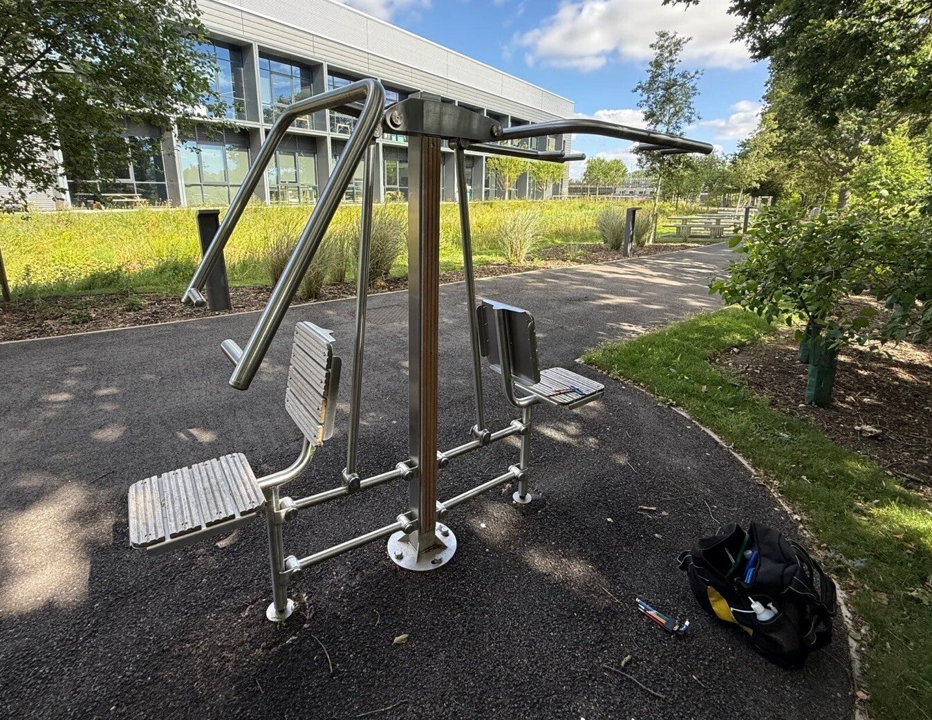 Outdoor gym equipment maintenance Cambridge 