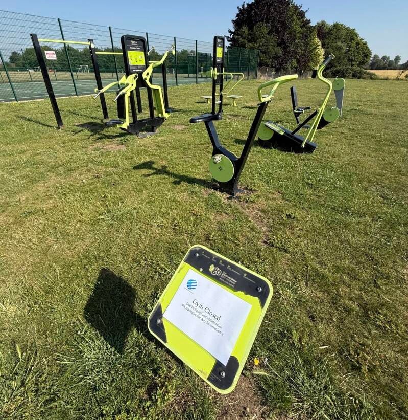 Outdoor gym equipment servicing Fenstanton Cambridge
