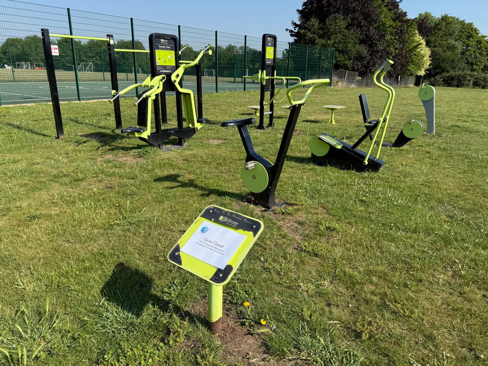 Outdoor Gym Equipment Servicing UK
