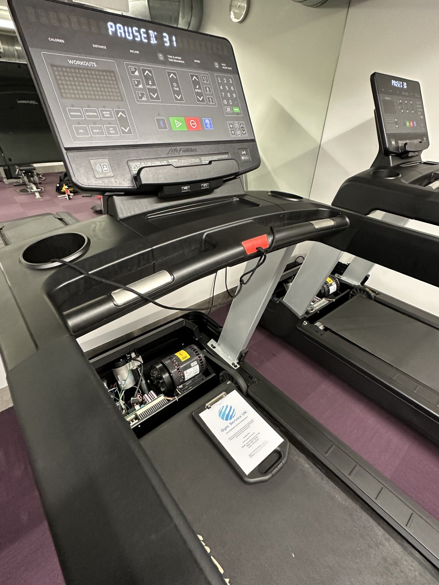 Servicing Life Fitness treadmills in Yaxley 