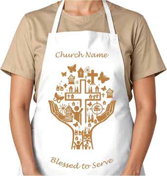 Customized Church Logo Apron