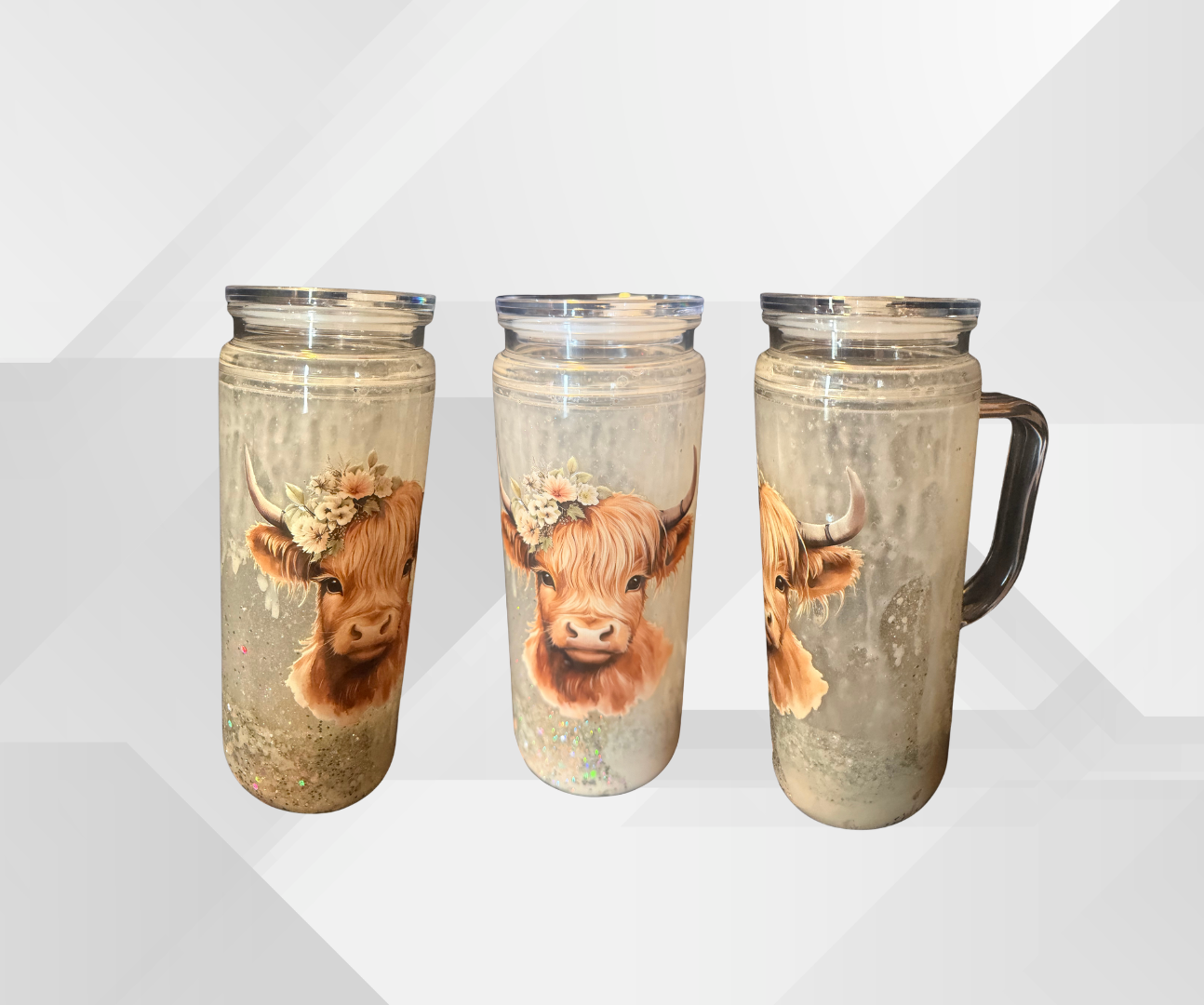20oz "Bull" Glitter Tumbler