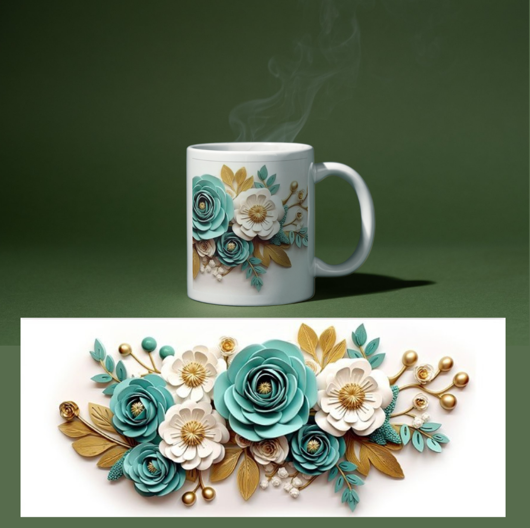 "Flower" Coffee Mugs