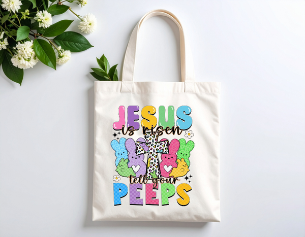 "Jesus is Risen" Canvas Bag