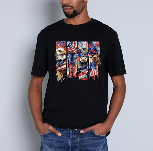 Fourth of July Theme Men's T-shirt