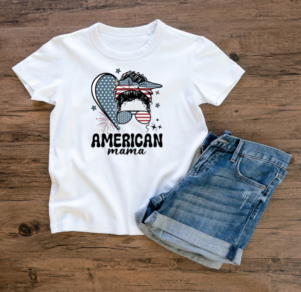 "American Mama" Women's T-shirt