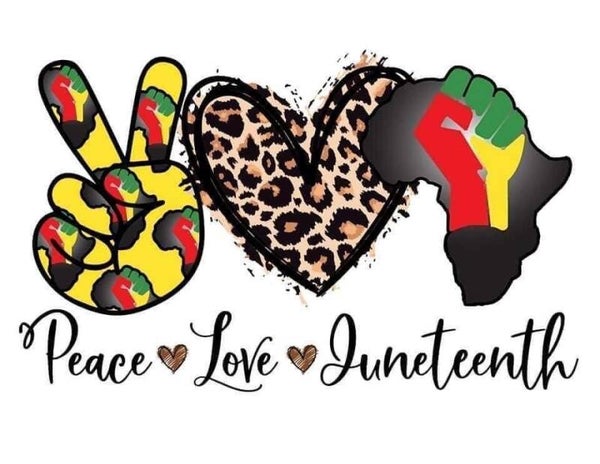 Peace Love Juneteenth T-Shirt