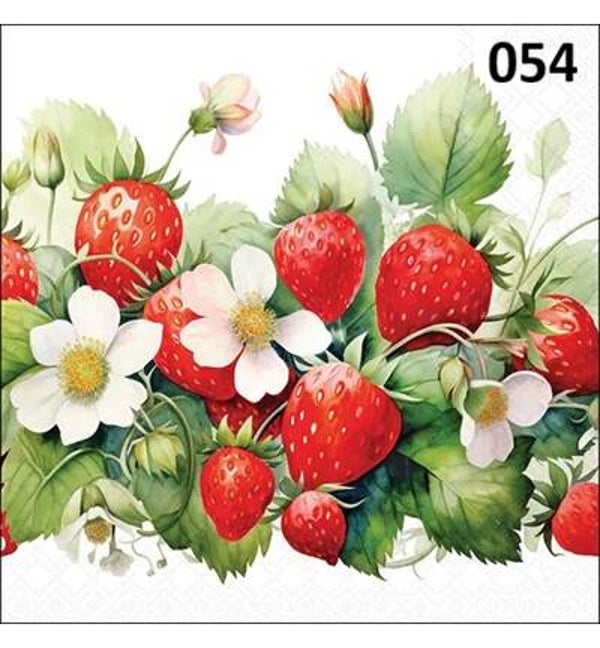 Servetten Juicy strawberries