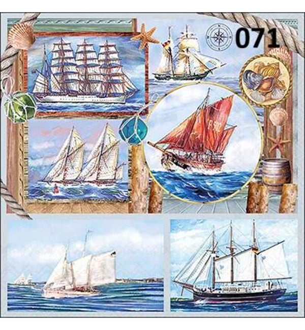 Servetten Sail away