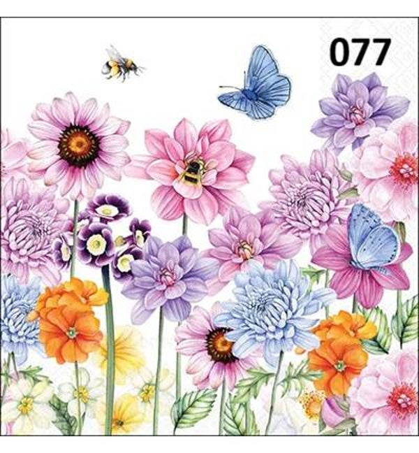 Servetten Sweet flowers